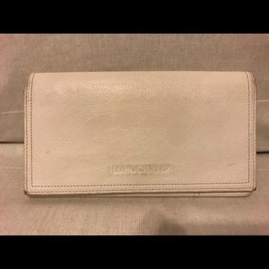 Authentic Longchamp long white wallet
